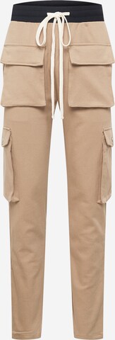 MOUTY Regular Cargobroek in Beige: voorkant