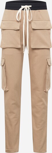 MOUTY Pantalón cargo en beige oscuro / negro, Vista del producto