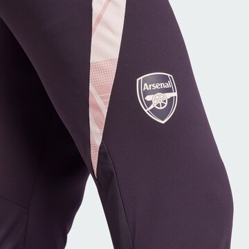 purpurinė ADIDAS PERFORMANCE Prigludęs Sportinės kelnės 'Arsenal Tiro 24'