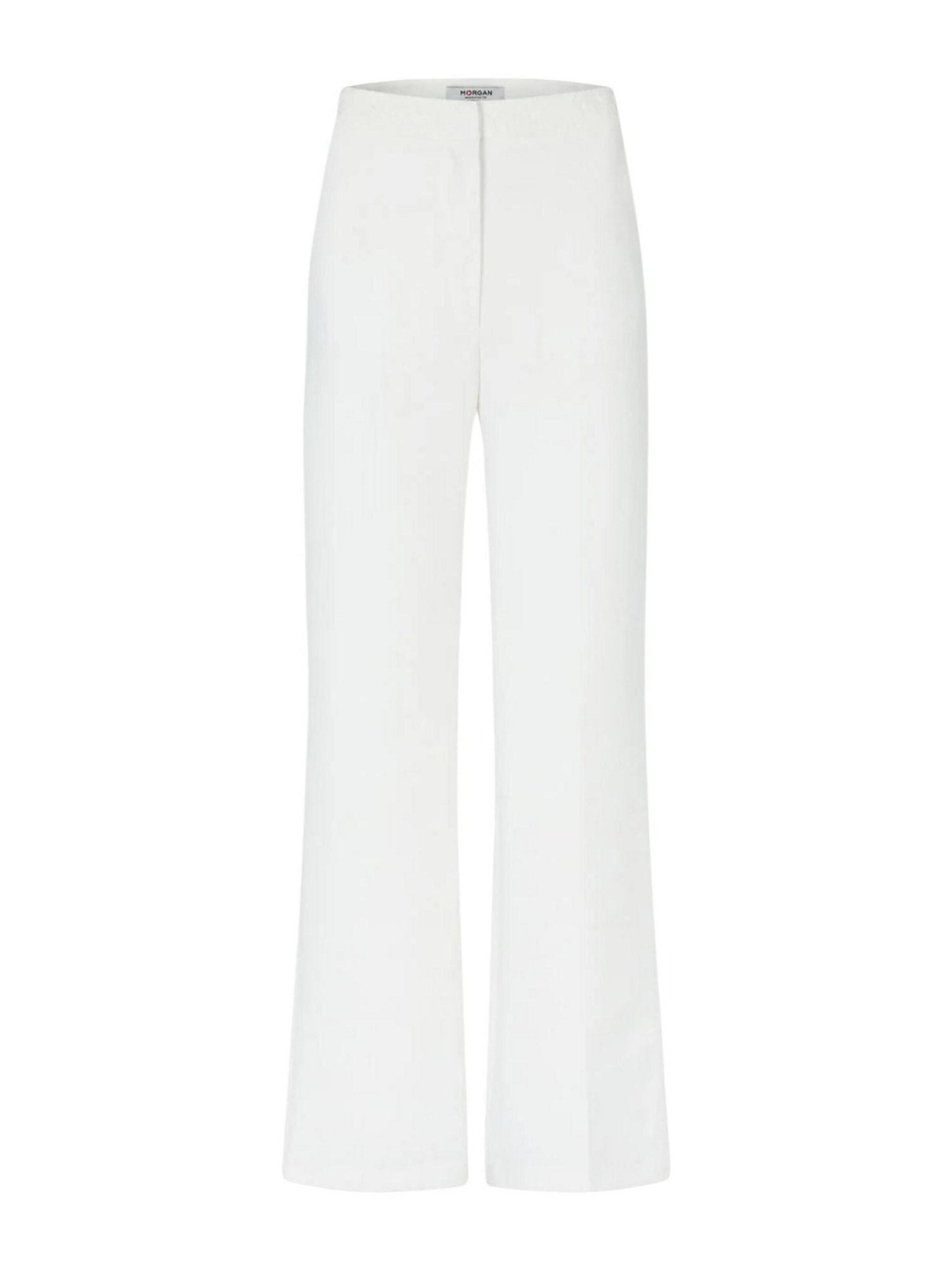 Morgan De Toi - Bootcut Pantalón 'PANA' en blanco: frente