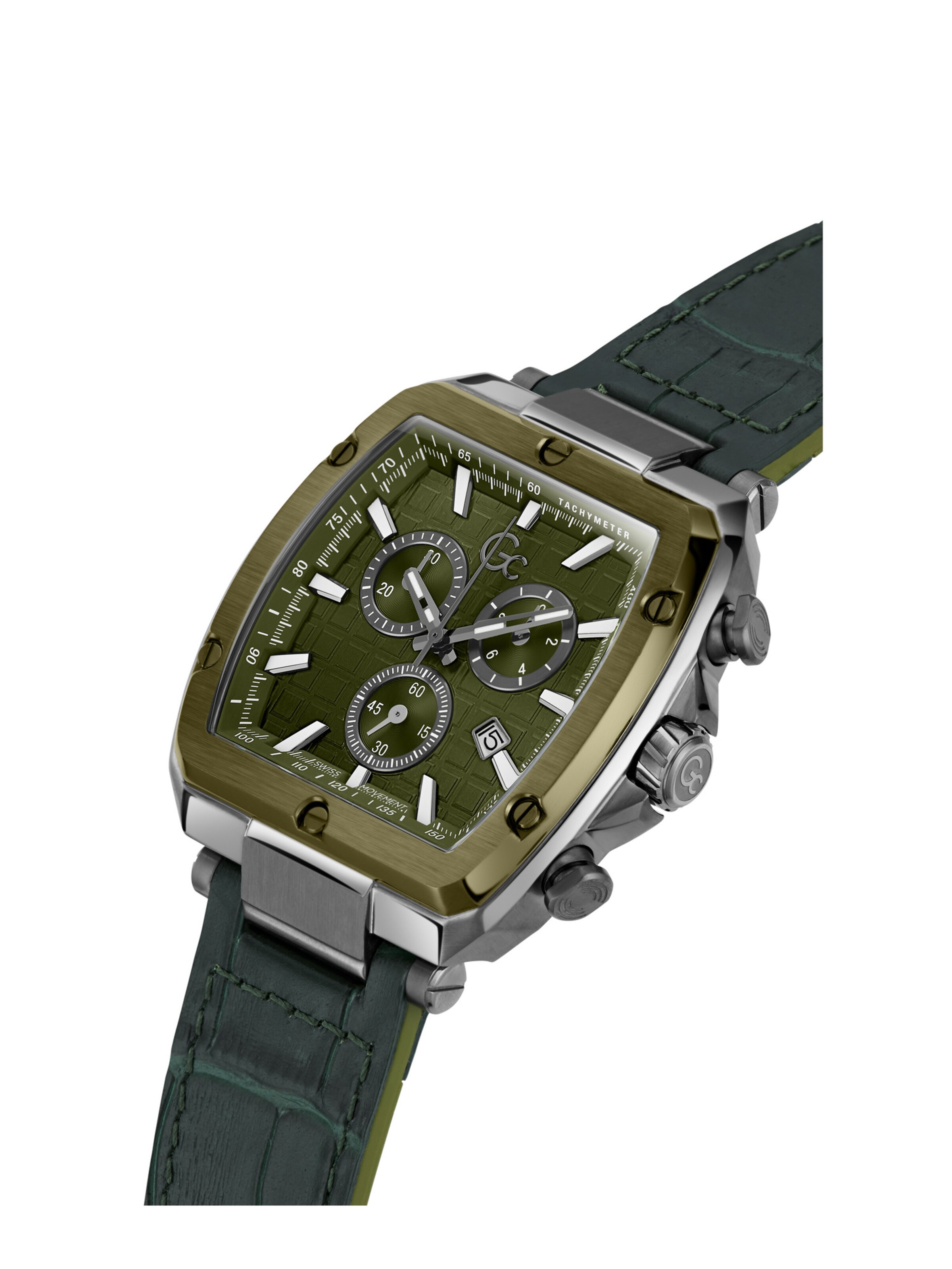 Orologio analogico 'Spirit Tonneau' di Gc in verde