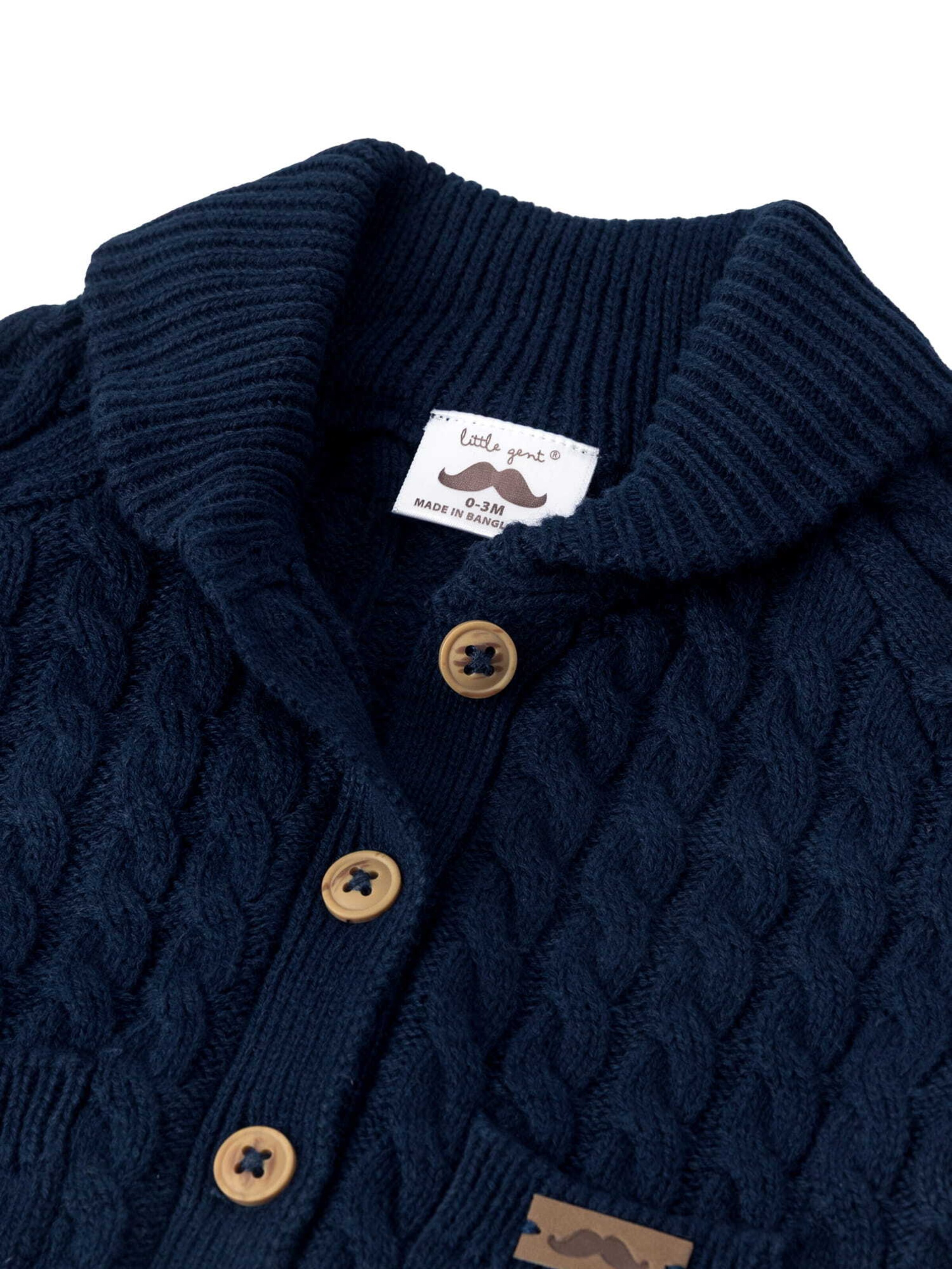 Set 'Zopf' Little Gent en bleu