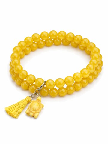 COLLEZIONE ALESSANDRO Bracelet 'Tartaruga' in Yellow: front
