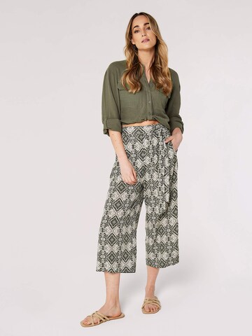 Chemisier Apricot en vert
