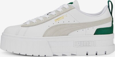 Sneaker bassa 'Mayze Gentle Wns' PUMA di colore oro / greige / verde / bianco, Visualizzazione prodotti