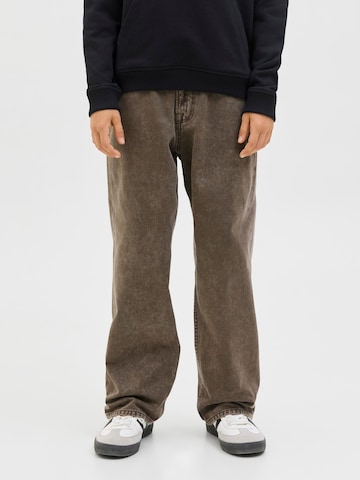 Loosefit Jean Jack & Jones Junior en vert : devant