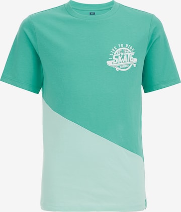 T-Shirt WE Fashion en vert : devant