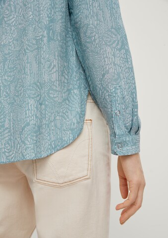 Chemisier comma casual identity en bleu