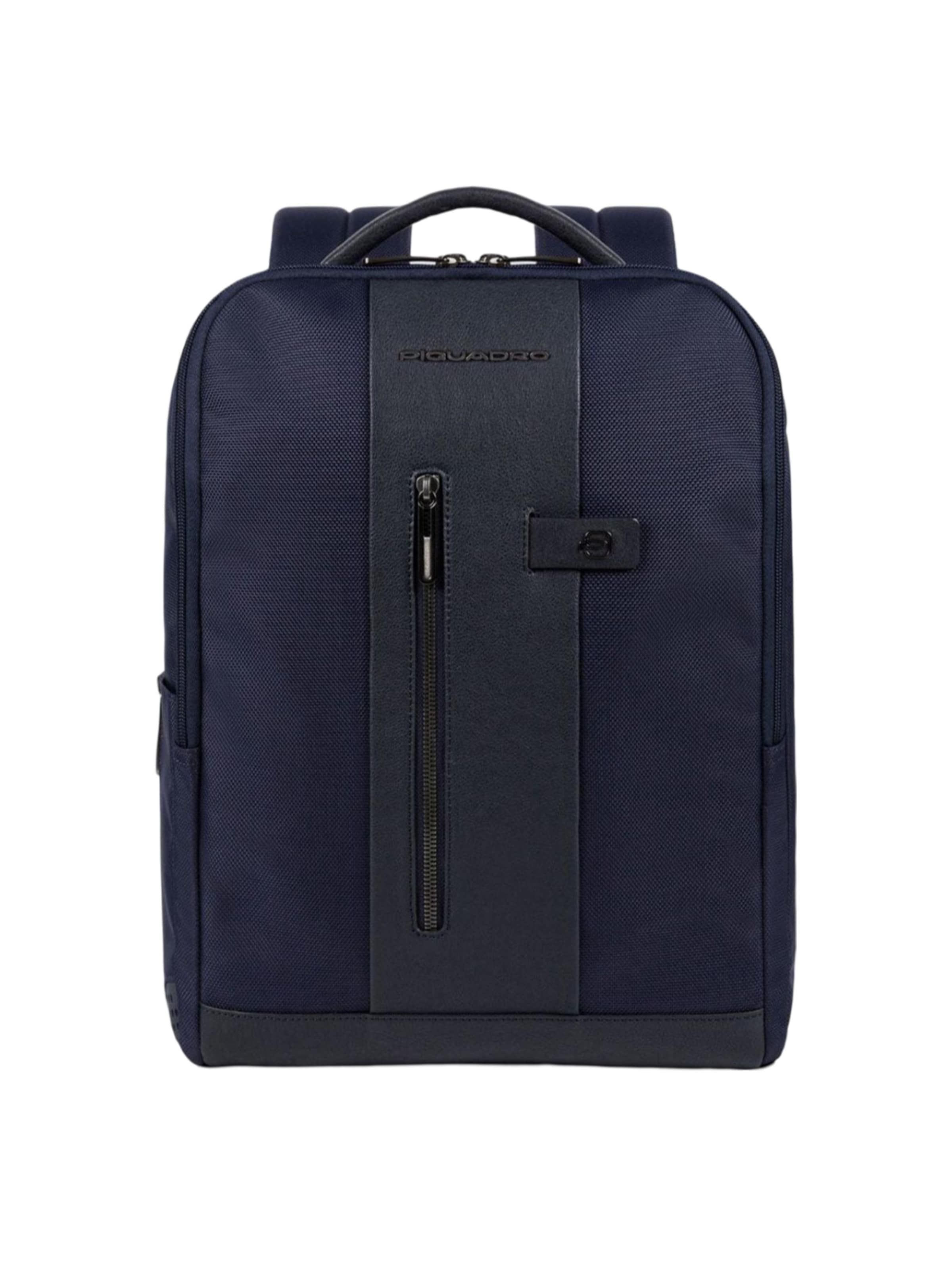 Sac à dos Piquadro en bleu : devant