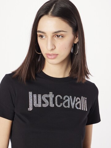 Just Cavalli Тениска в черно