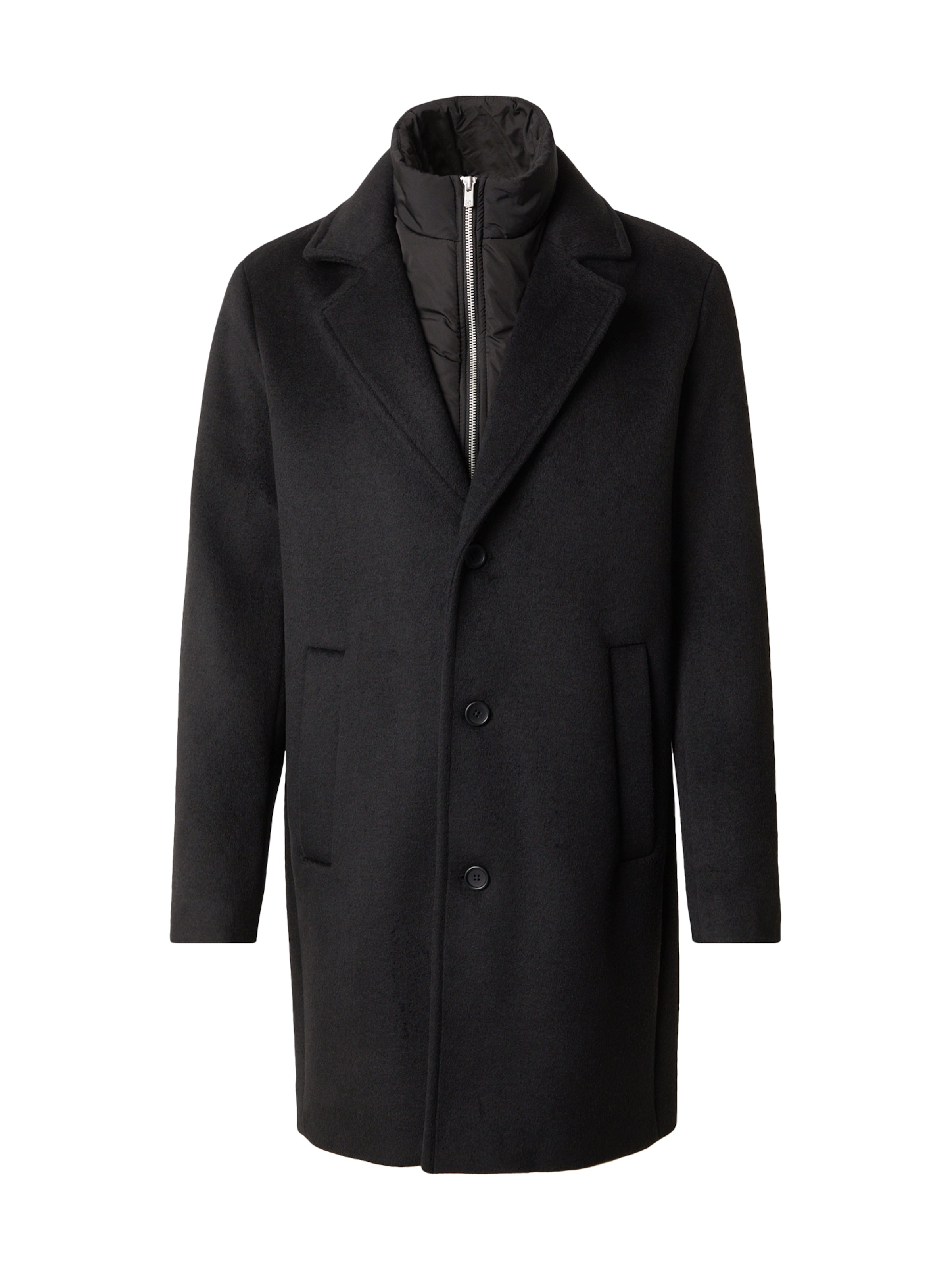 Jack & Jones Premium Tussenjas 'JPRBlastanford' in Zwart: voorkant