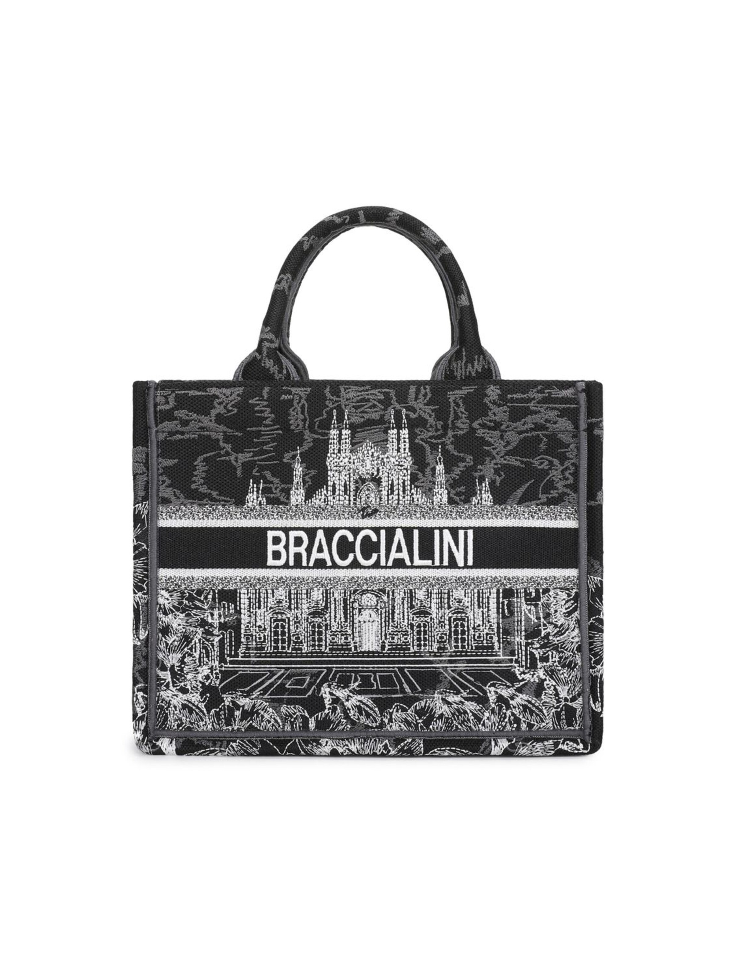 Borsa a mano 'Queen' di Braccialini in colori misti: frontale