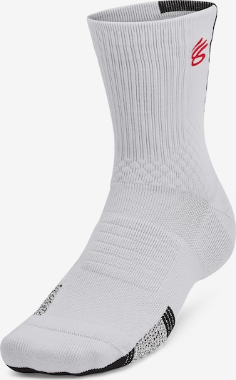 UNDER ARMOUR Urheilusukat värissä vaaleanharmaa / musta, Tuotenäkymä