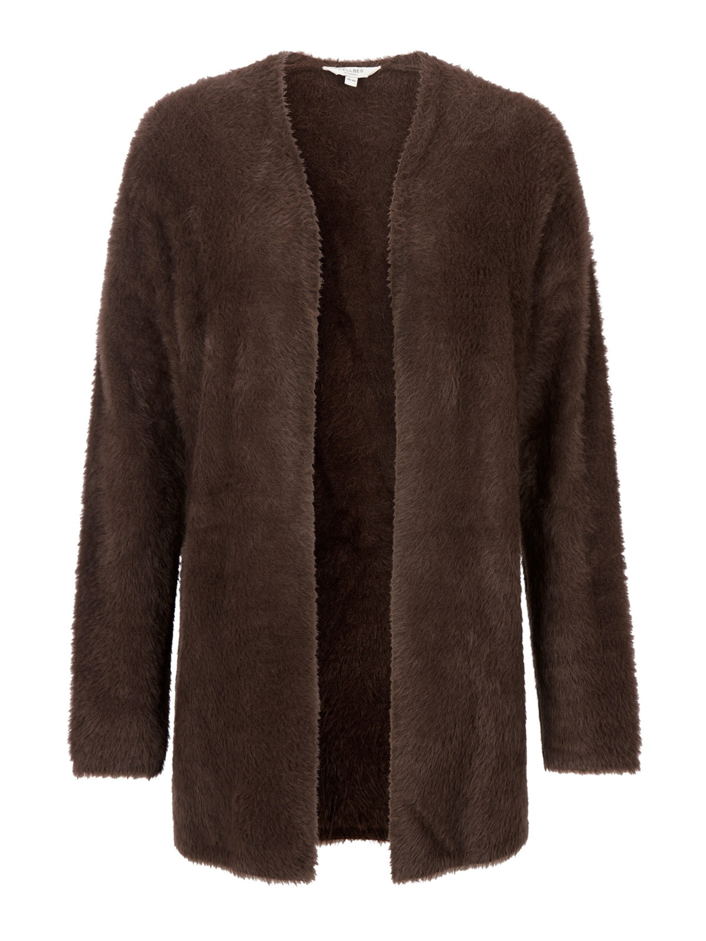 Cellbes of Sweden Knit cardigan in Brown: front