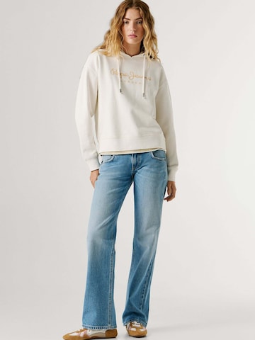 Sweat-shirt 'MATY' Pepe Jeans en blanc