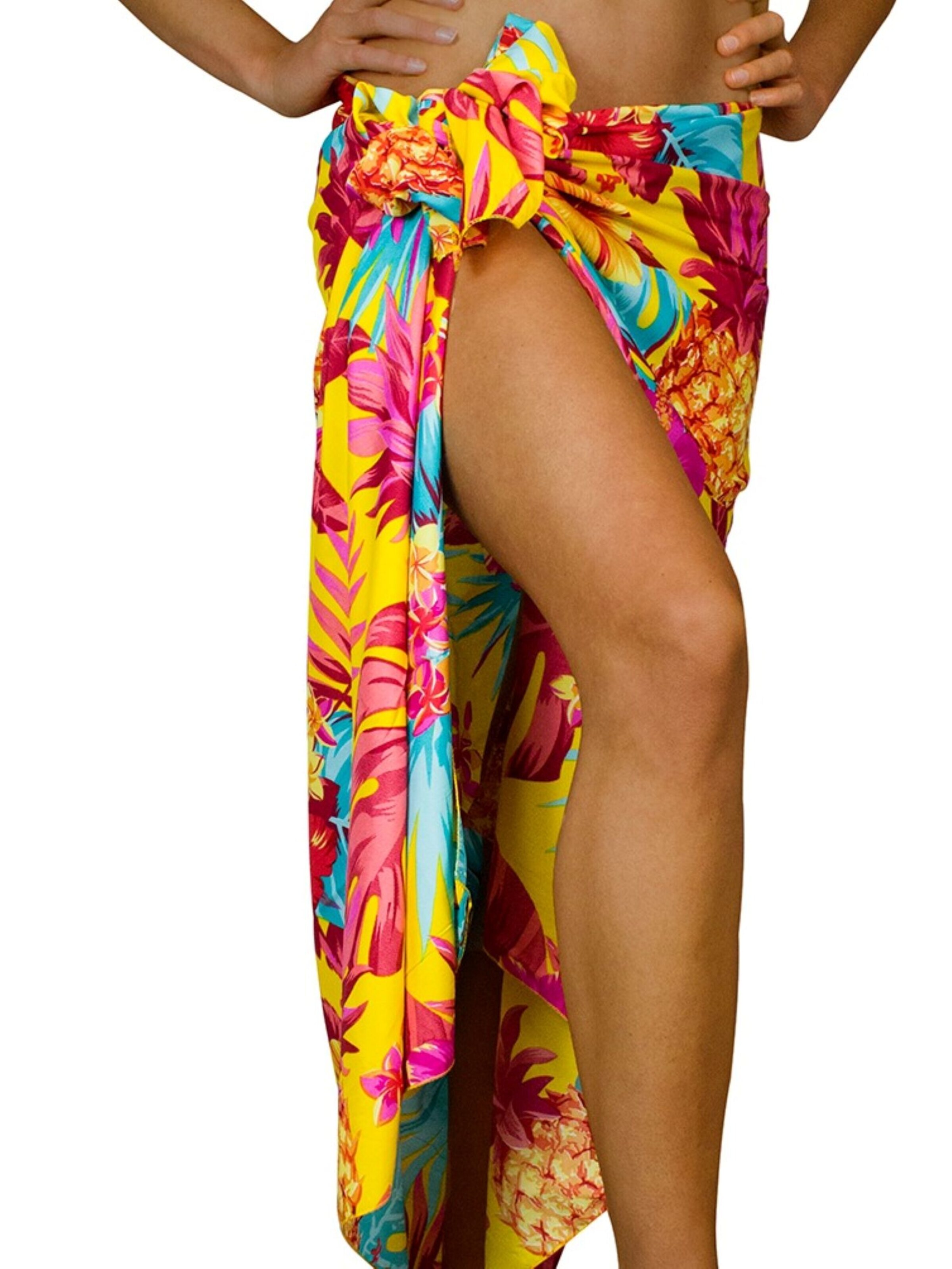 King Kameha Shawl 'Pineapple' in Yellow