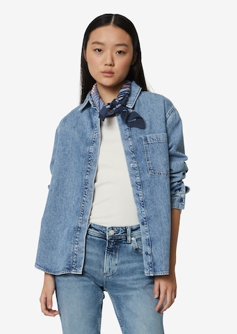 Marc O'Polo DENIM Blouse in Blauw: voorkant