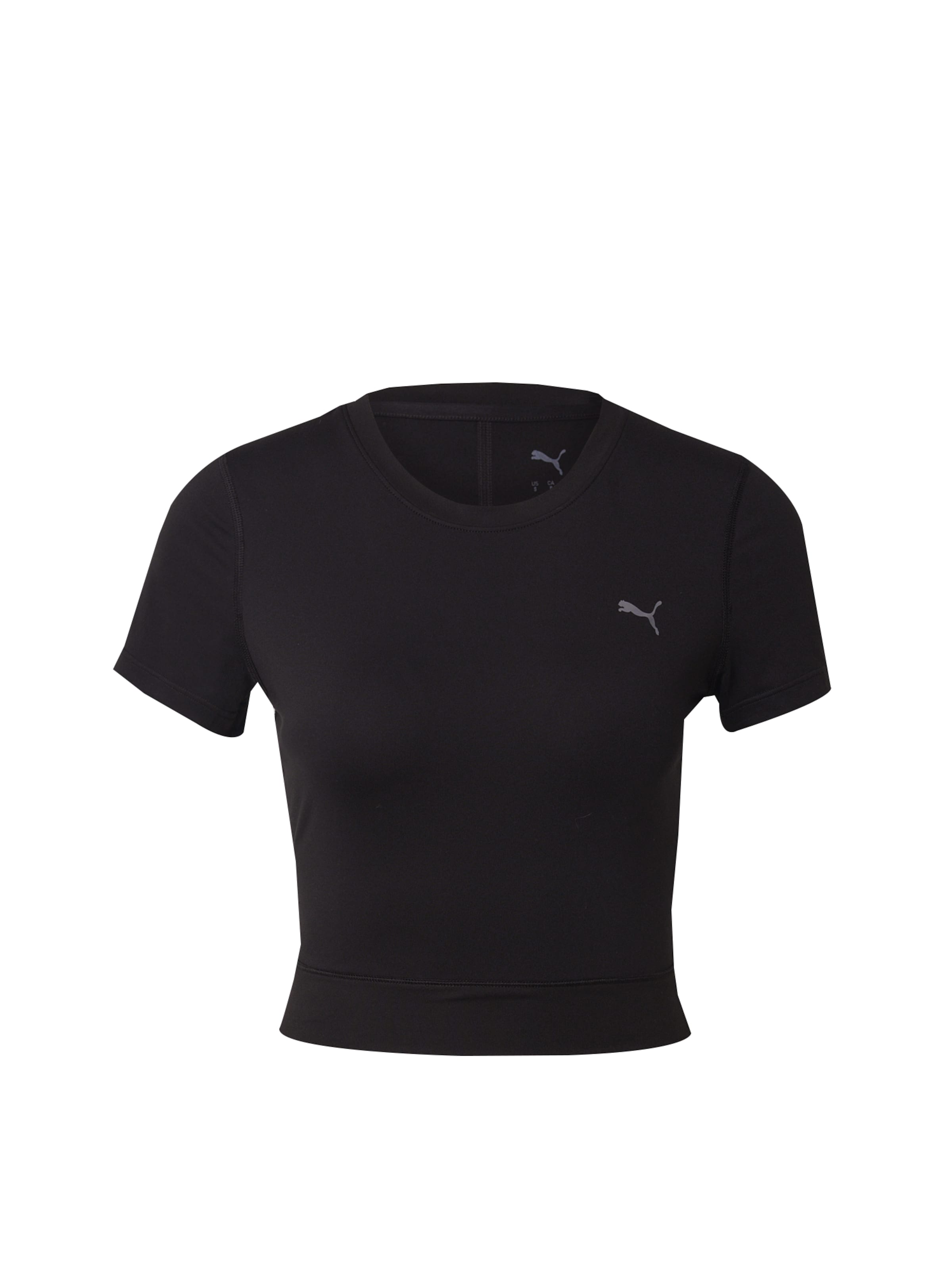 PUMA - Camisa funcionais 'Cloudspun' em preto: frente