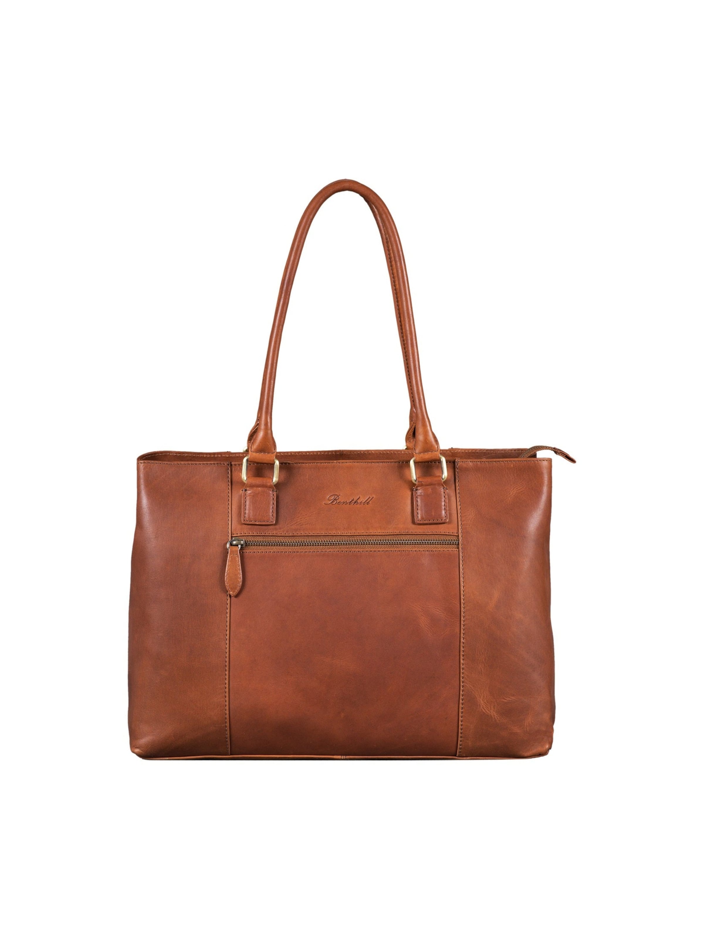 Benthill Handtasche in Braun: Vorderseite