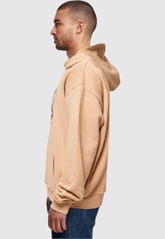 Lost Youth Sweatshirt 'Against All V.2' in Beige