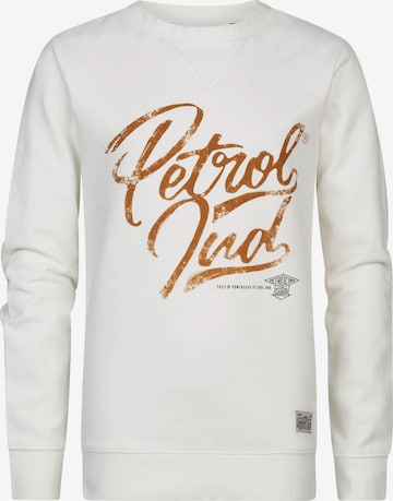 Petrol Industries Zip-Up Hoodie 'Wheaton' in White: front