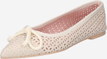 PRETTY BALLERINAS Ballet Flats in Beige: front