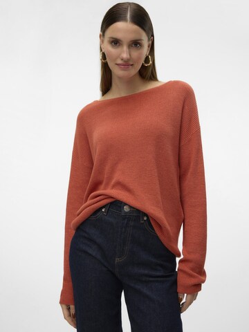 VERO MODA Pullover 'NEWLEXSUN' i orange