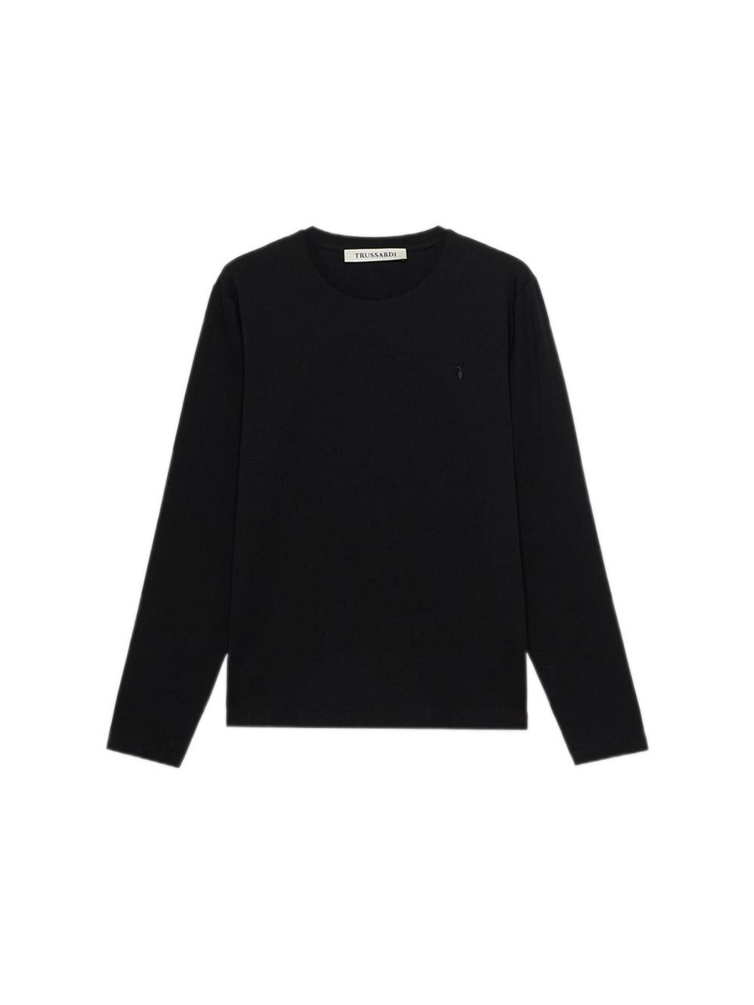 Trussardi Shirt in Zwart: voorkant