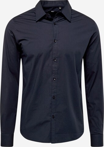 MEXX Regular fit Button Up Shirt 'BOB' in Blue: front