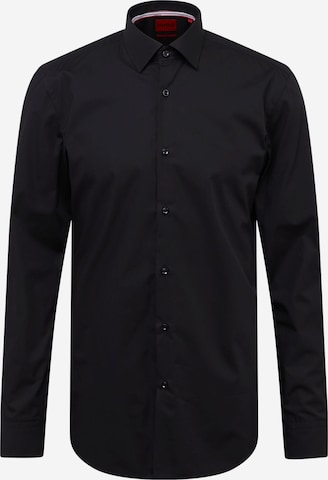 Coupe regular Chemise 'Koey' HUGO Red en noir : devant