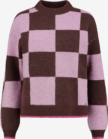 Pull-over 'Helsinki Check' Shiwi en violet : devant