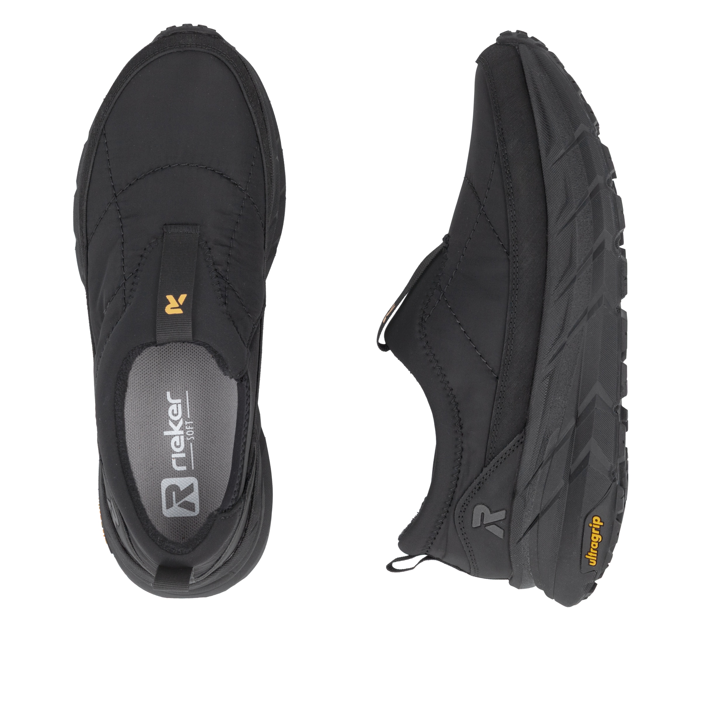 Baskets basses Rieker en noir