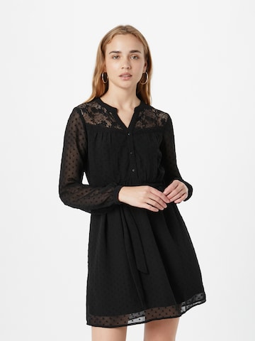 Robe 'Leona' ABOUT YOU en noir : devant