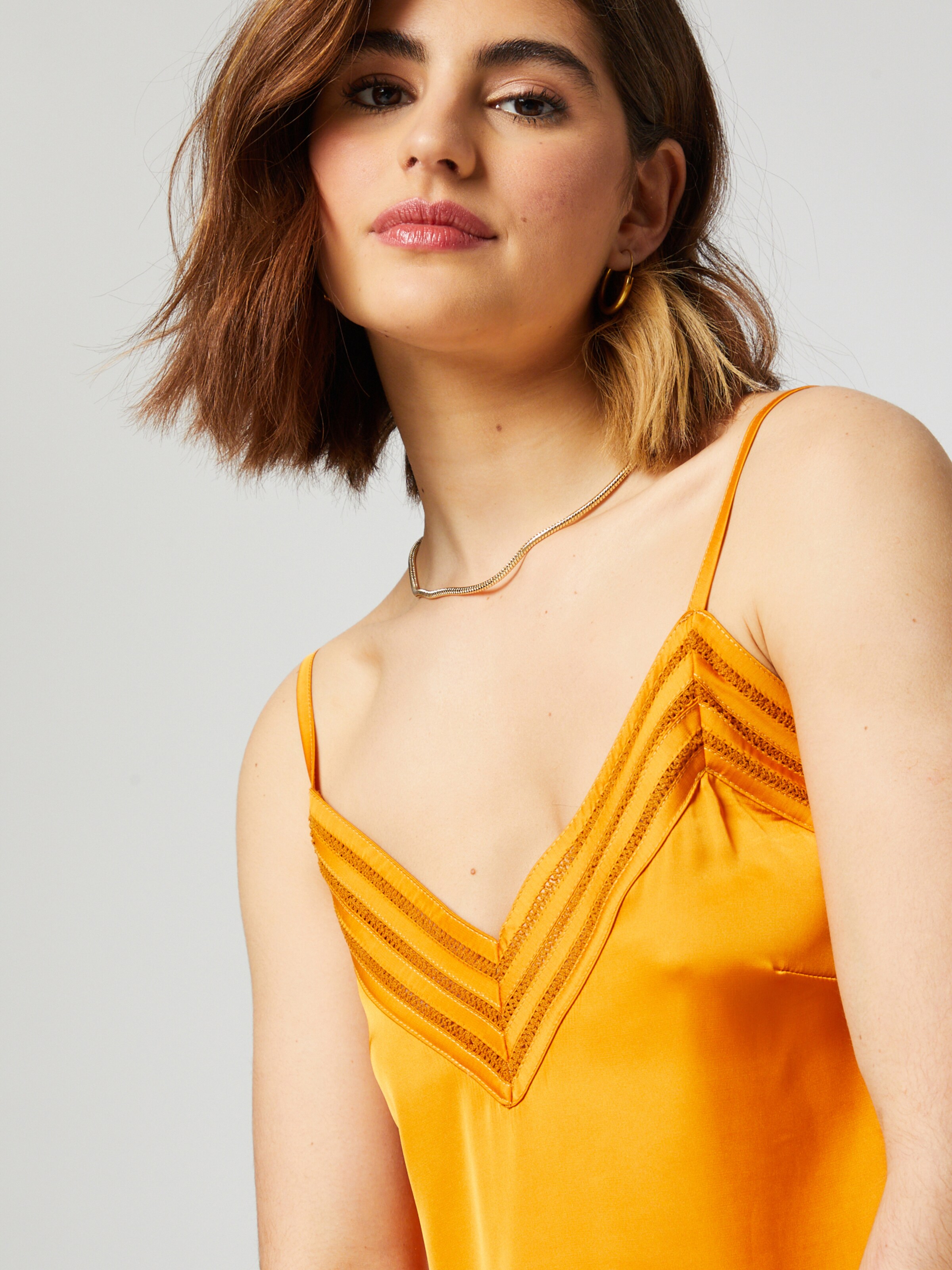 Frauen Shirts & Tops Guido Maria Kretschmer Collection Top 'Brianne' in Orange - YE39091 Frauen Shirts & Tops Guido Maria Kretschmer Collection Top 'Brianne' in Orange - YE39091