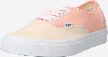 Baskets basses 'Authentic' VANS en beige : devant