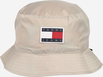 Tommy Jeans Hoed in Beige: voorkant