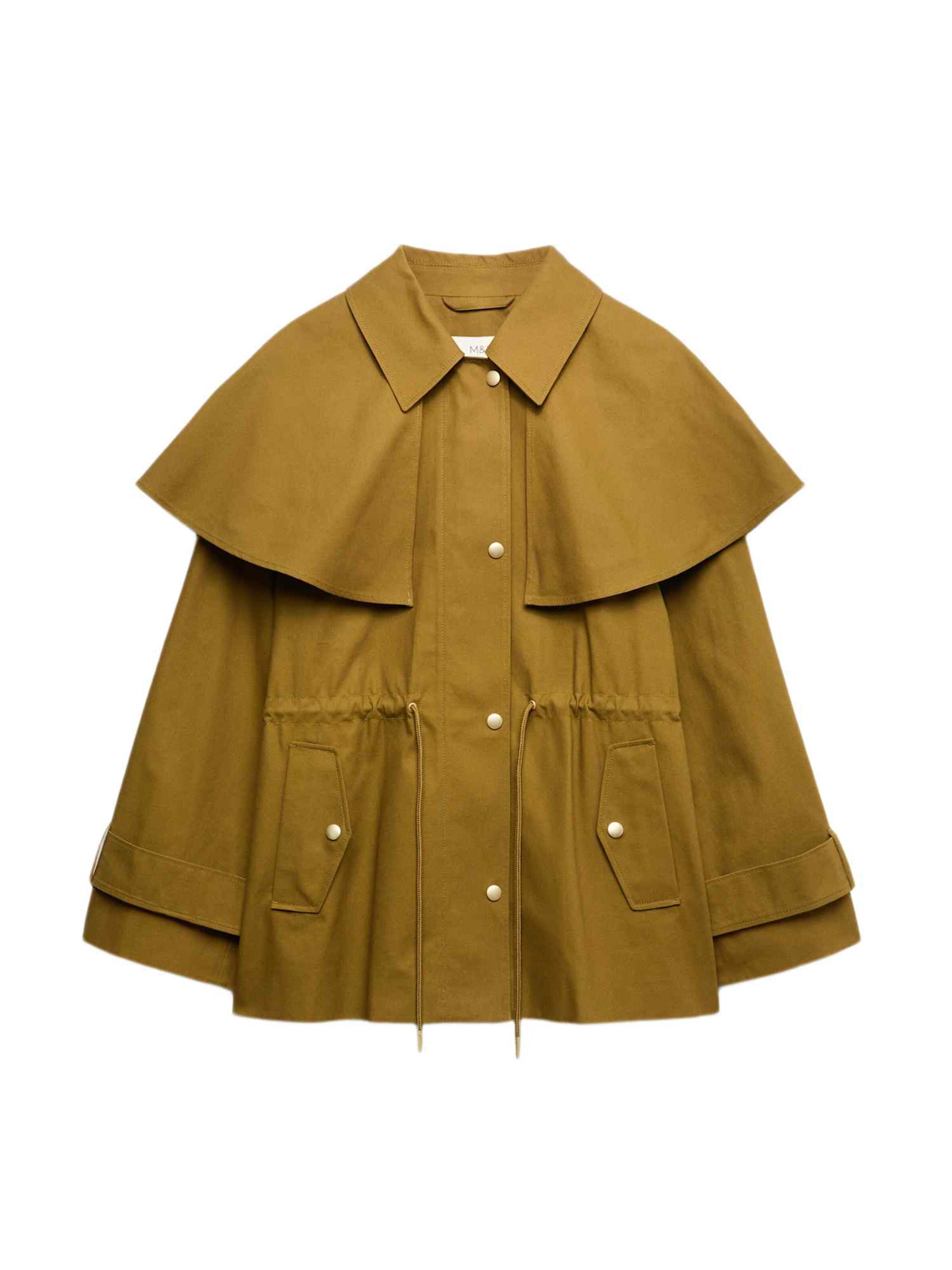 Marks & Spencer Between-Seasons Coat in XS in Khaki, Item view