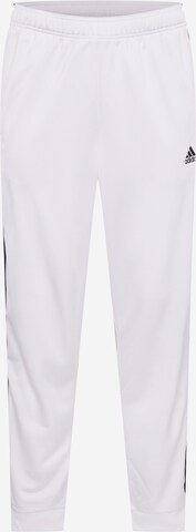 ADIDAS SPORTSWEAR Sportbroek 'Essentials Warm-Up' in Wit: voorkant