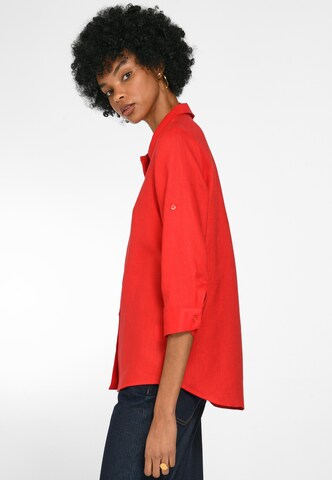 Peter Hahn Bluse in Rot