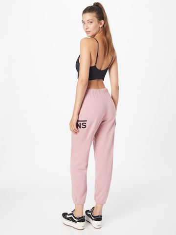 VANS Tapered Pants 'Take it easy' in Pink