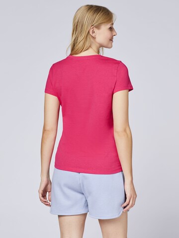 CHIEMSEE T-Shirt ' mit Logo und Jumper ' in Pink