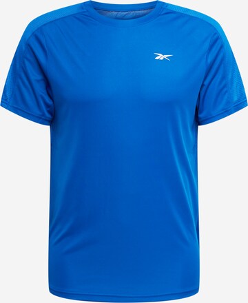 Reebok SportTehnička sportska majica - plava boja: prednji dio