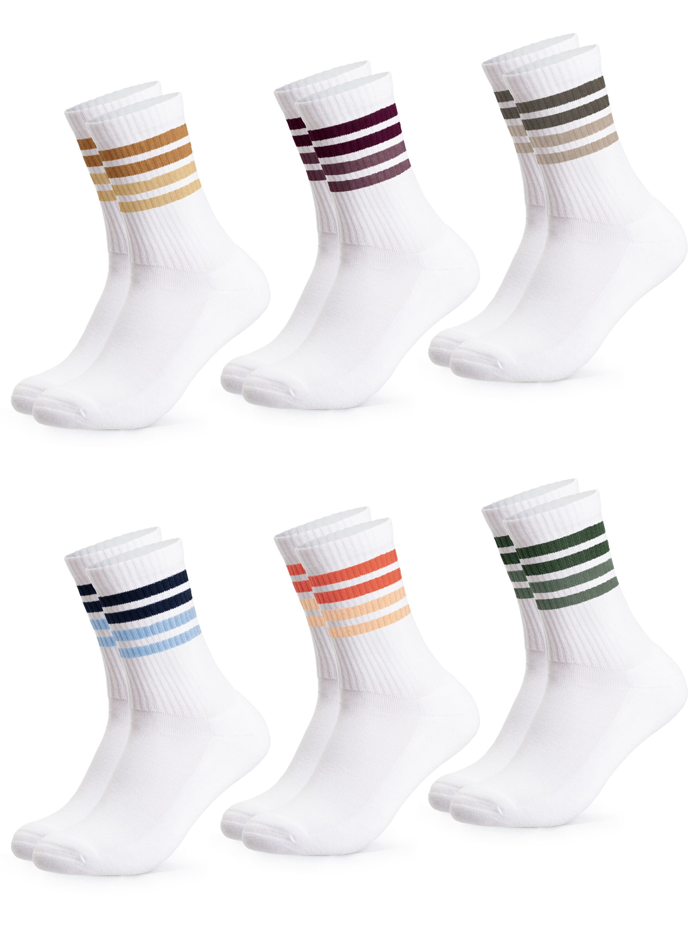 Occulto Sports socks 'Steffi' in White: front
