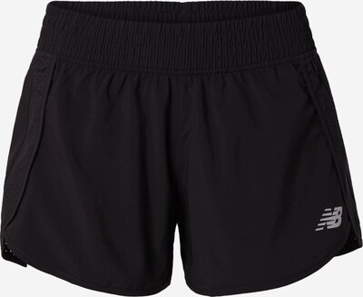 new balance Sportshorts 'Core 3' in grau / schwarz, Produktansicht