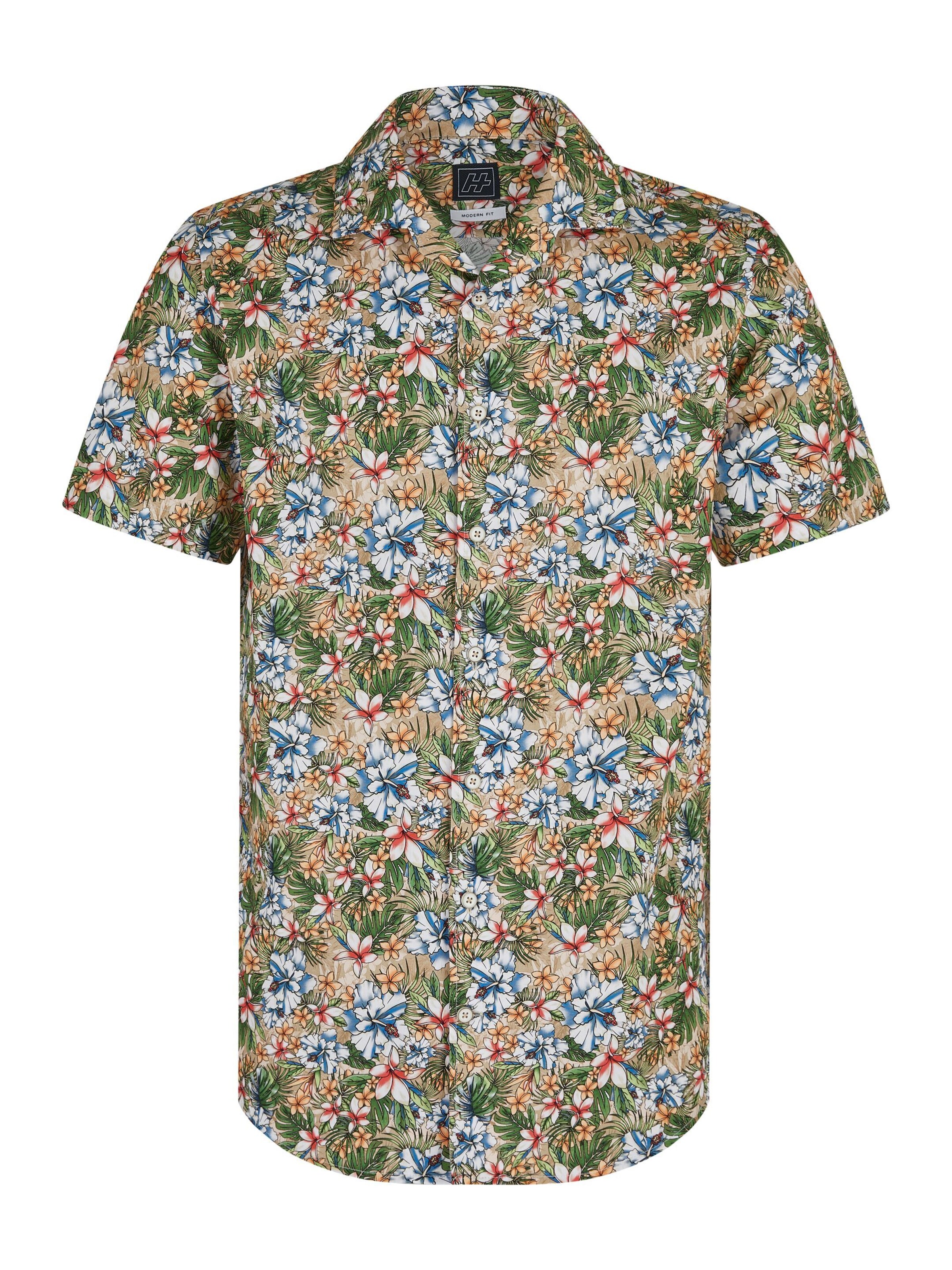 Coupe regular Chemise HECHTER PARIS en mélange de couleurs : devant