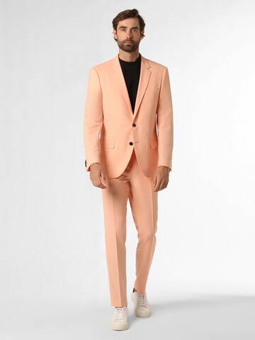 HUGO Slimfit Anzug 'Henry/Getlin232X' in Orange: Vorderseite
