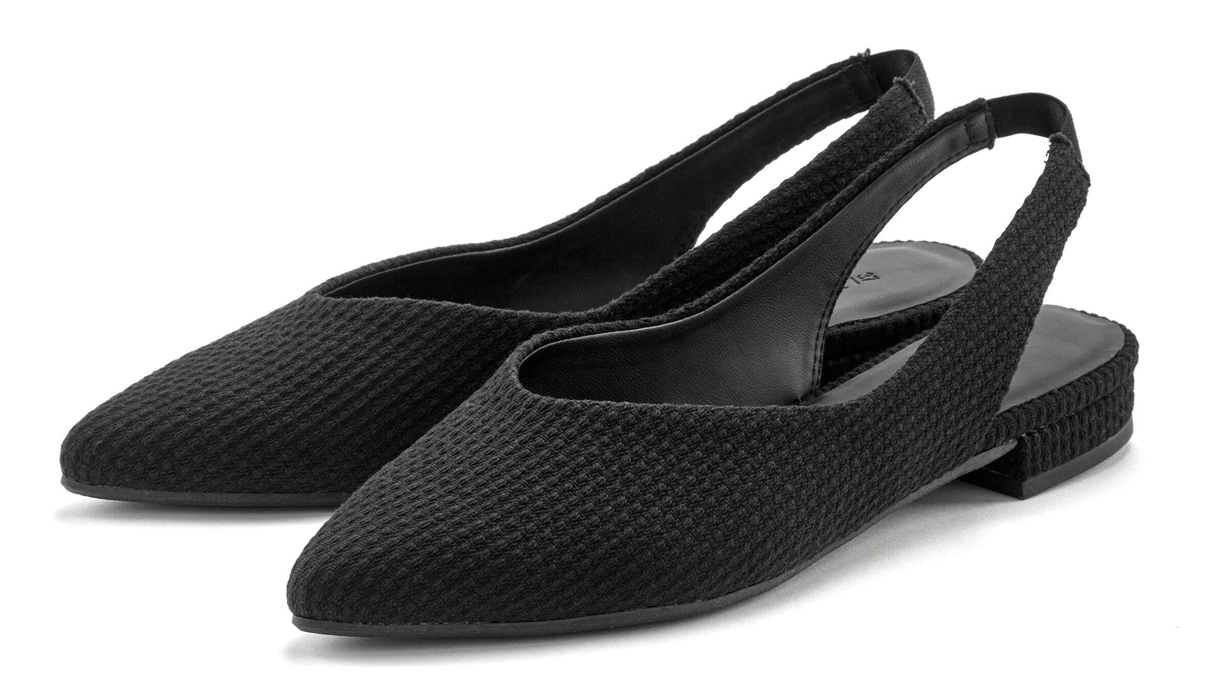 LASCANA Strap ballerina in Black