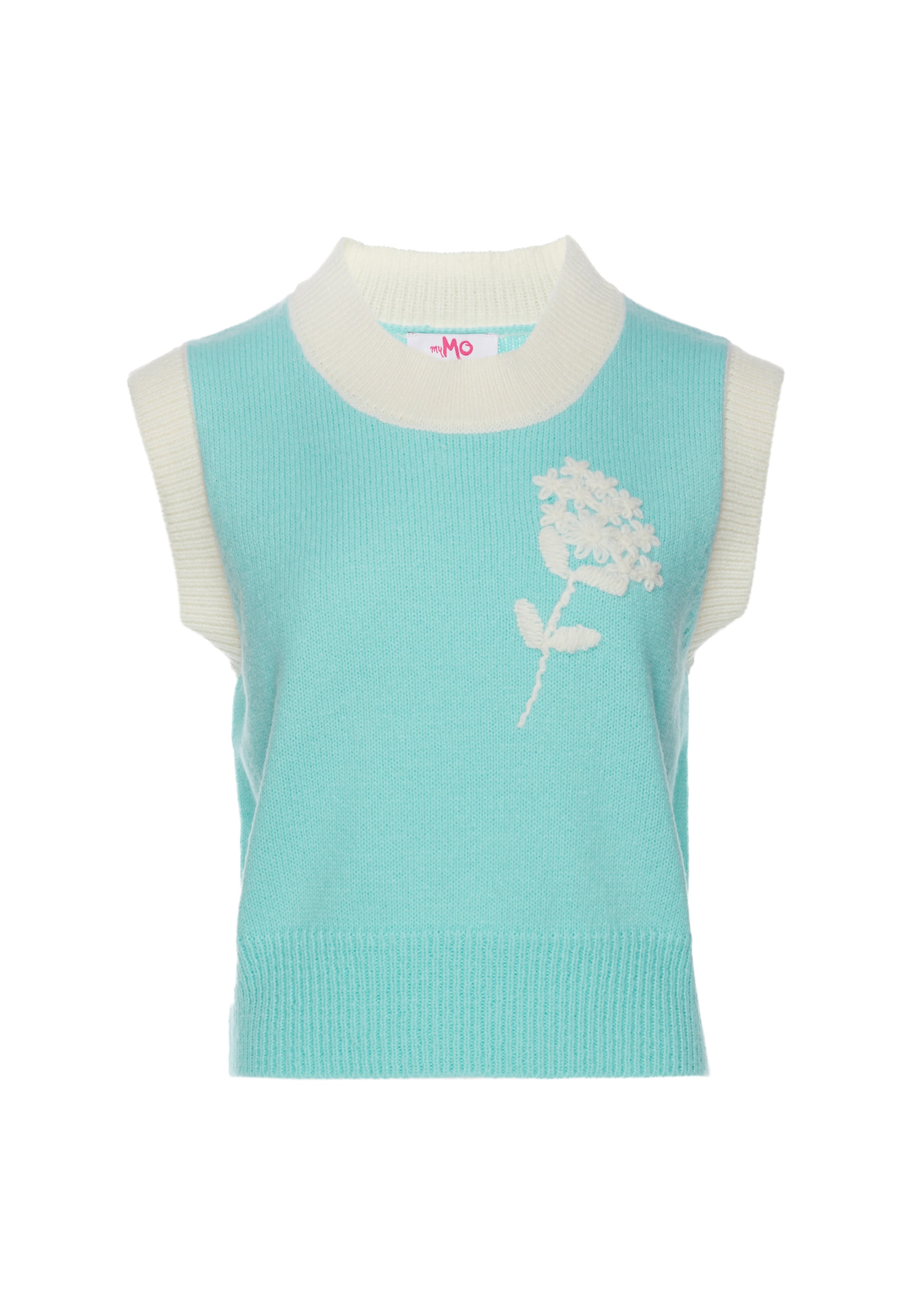 MYMO Vest in Blue: front