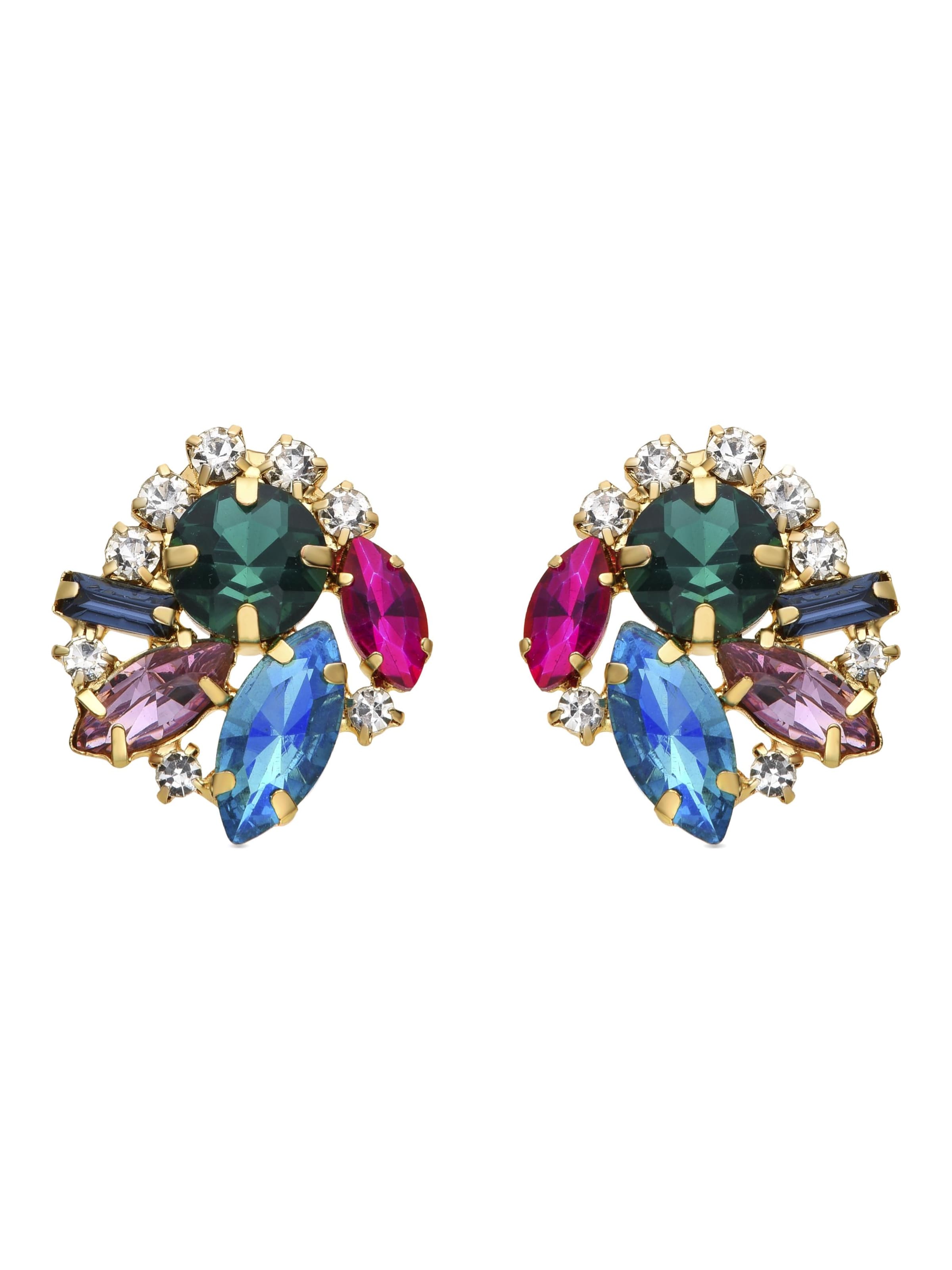 Luxenter Earrings 'Nyuva' in Mixed colors: front