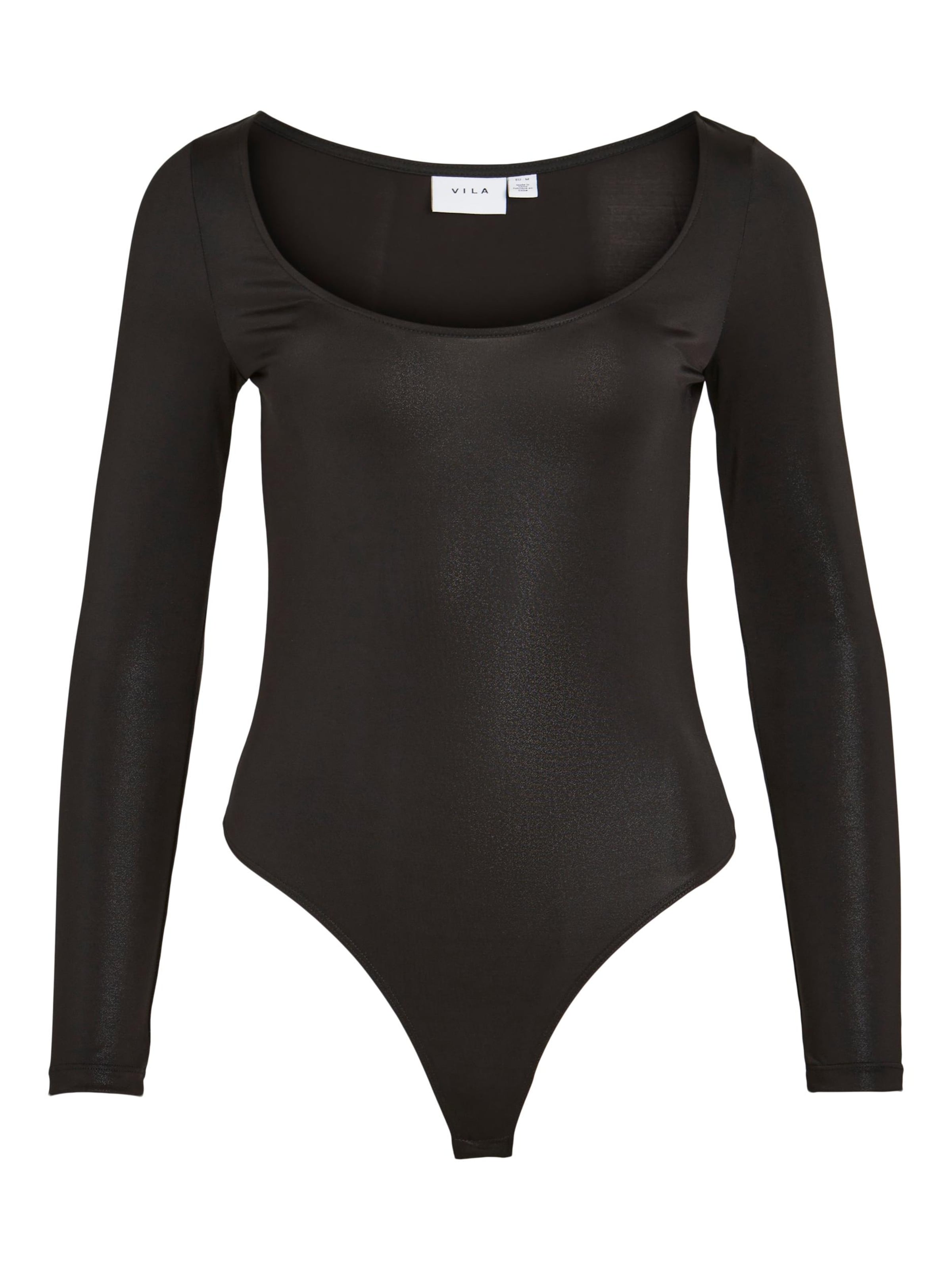 VILA Bodysuit 'SYLVIE' in Black: front